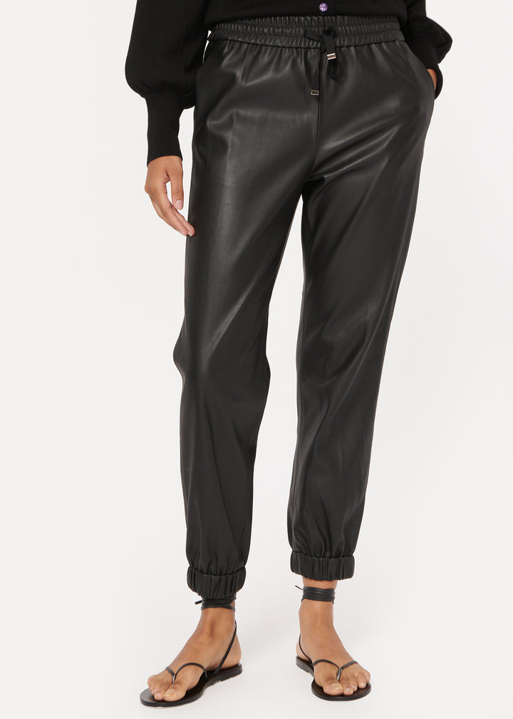 Cami NYC - Dalton Vegan Leather Pant in Black Pants