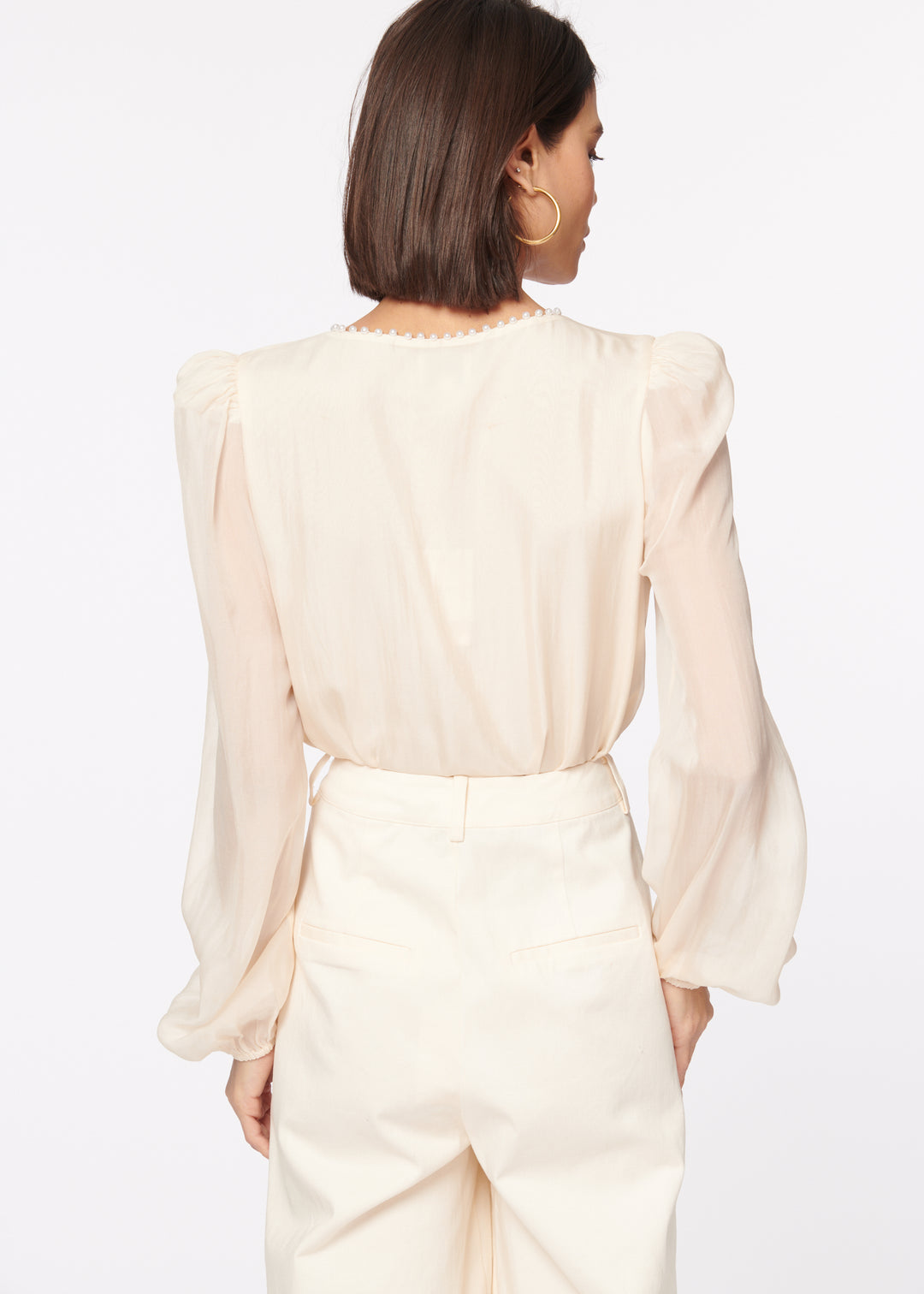 Cami NYC - Ingrid Bodysuit in Ceramic Bodysuits