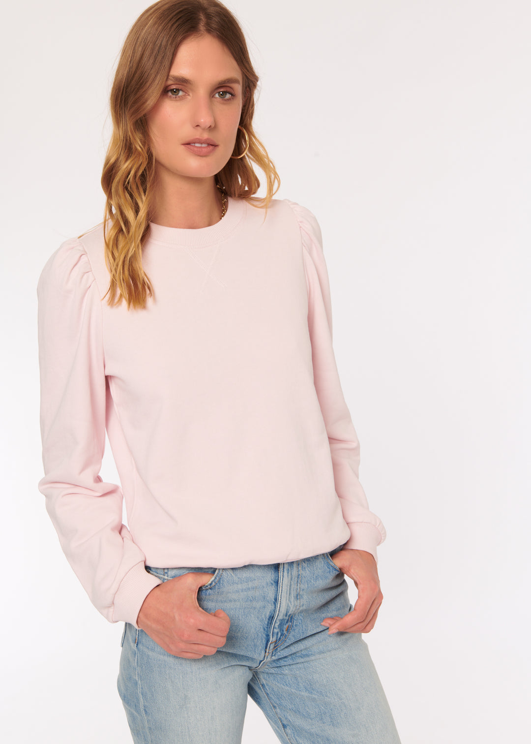 Cami NYC - Lilah Sweatshirt in Frosting Clothing - Sweatshirts