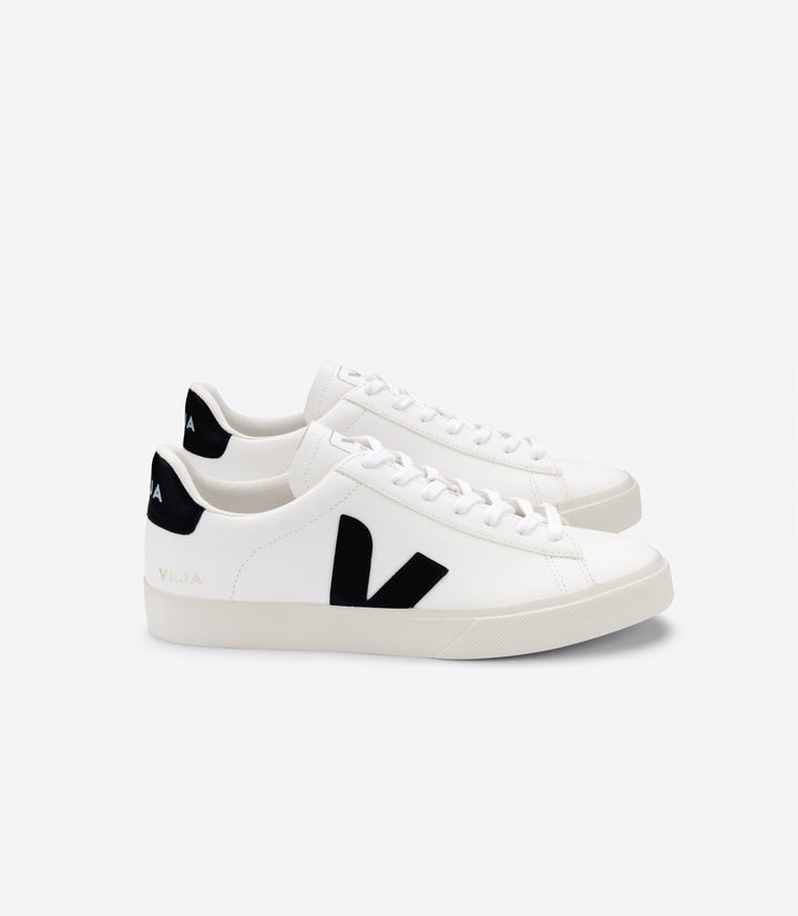 Veja - Campo Chromefree Sneakers in Extra-White Black