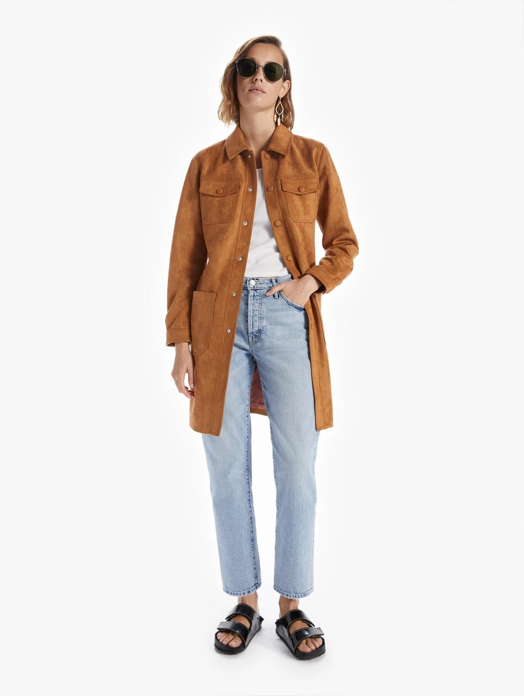 Mother - The Patch Pocket Car Coat in Hitch Hiking Jacket