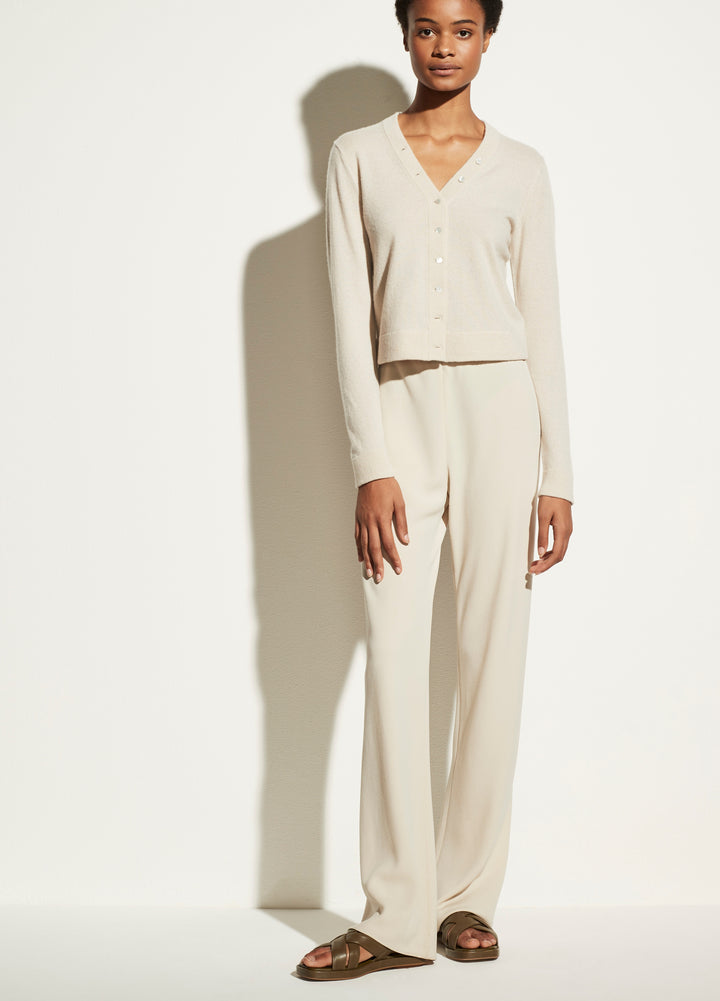 Vince - Buttoned Cardigan in Light Shell