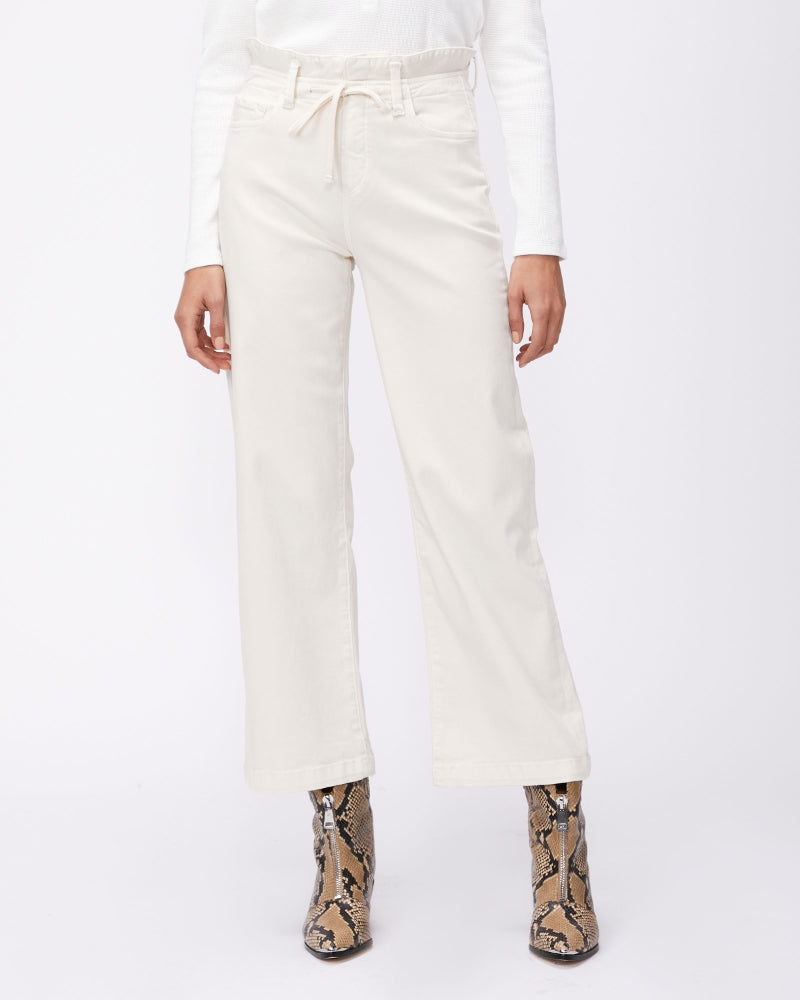 Paige - Carly with Waistband Tie in Warm Ecru
