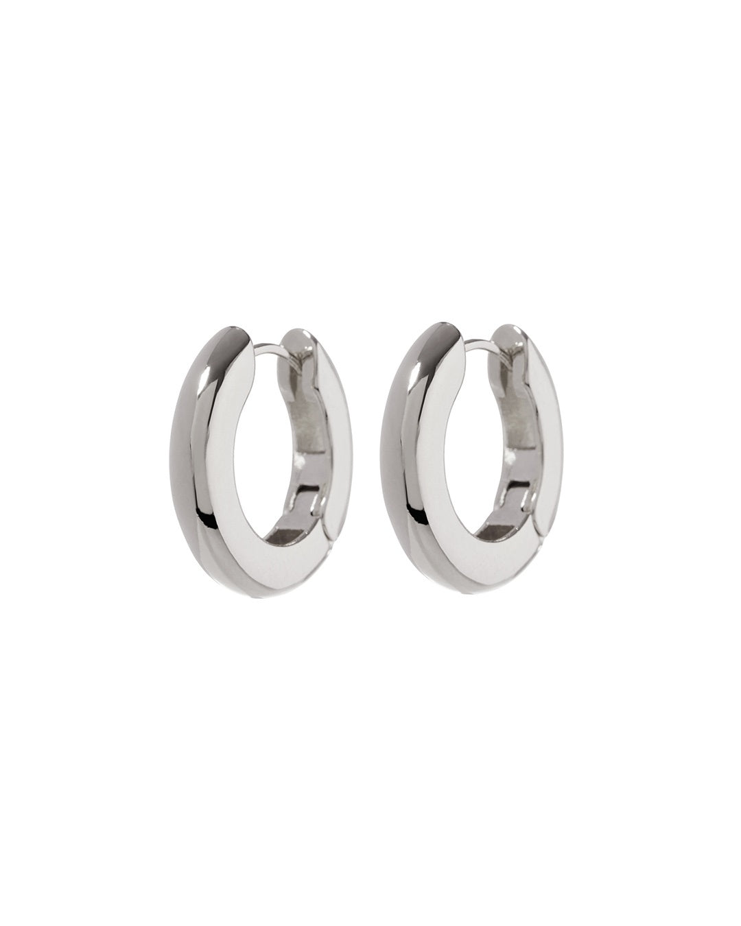LUV AJ - Carmella Huggies (20mm) in Silver