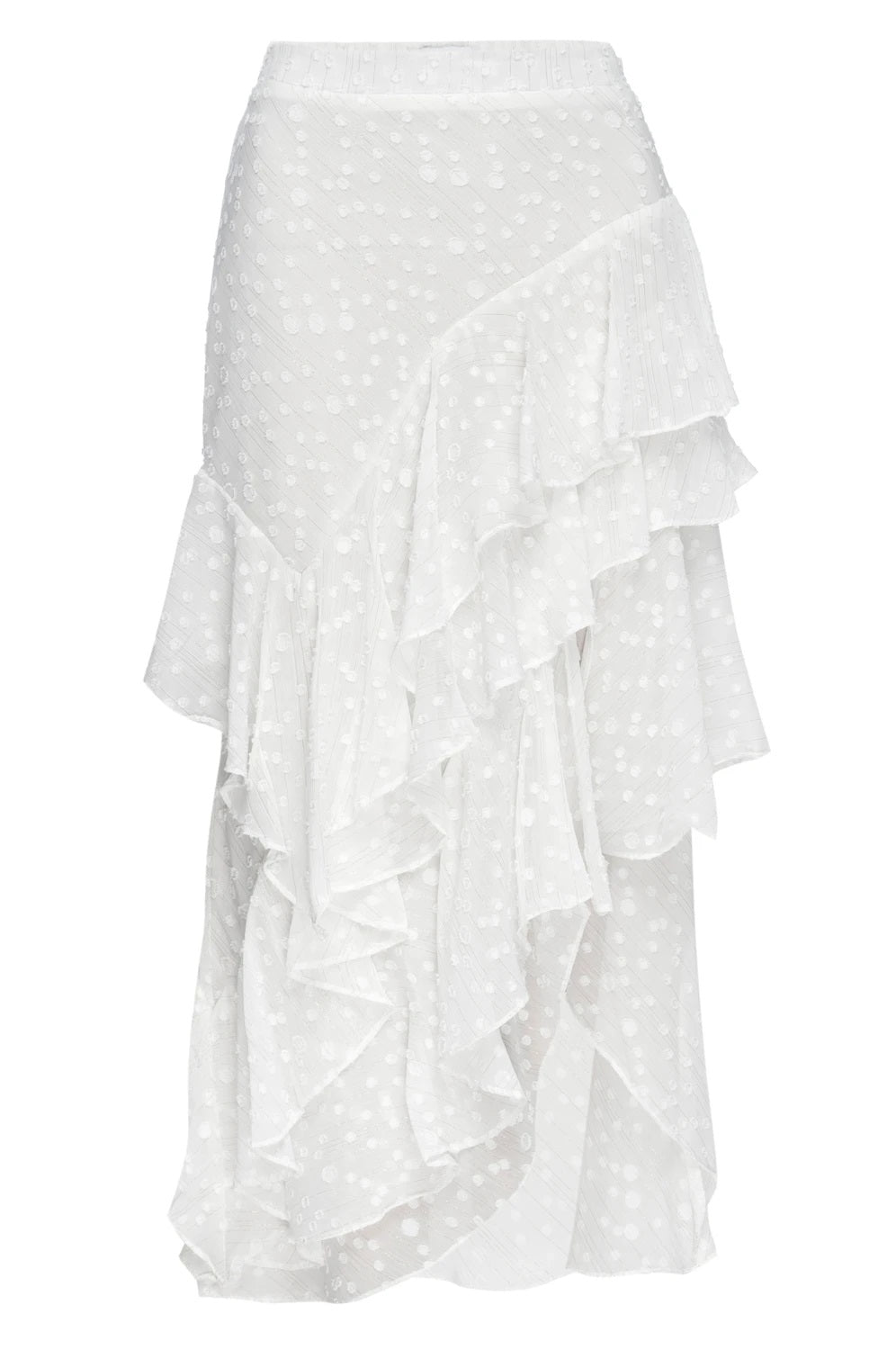 Misa - Carmen Skirt in Pearl Clip Dot Skirts