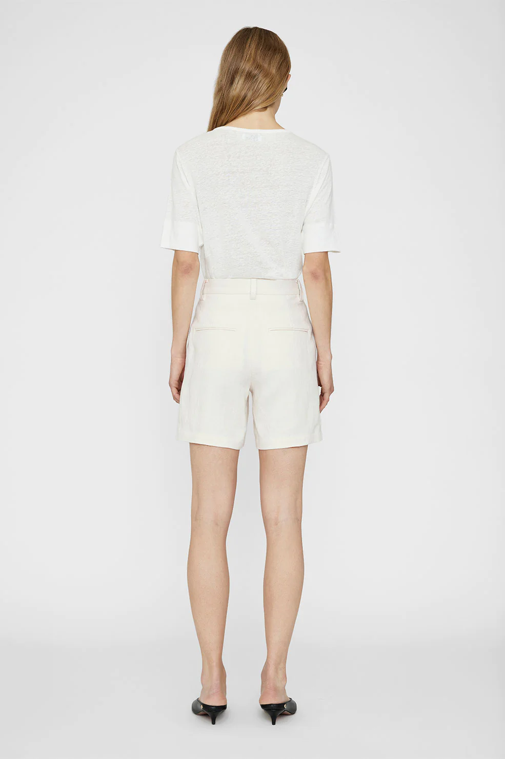 Anine Bing - Carrie Shorts in Eggshell