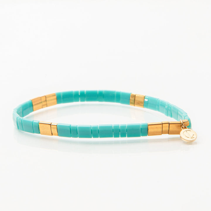 Caryn Lawn - Supernova Bracelet in Turq/Gold Default