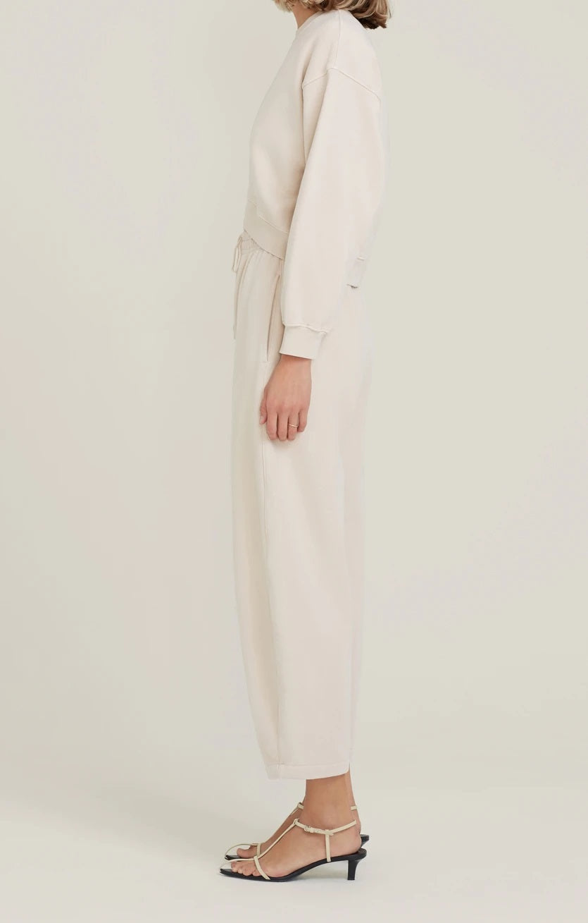 AGOLDE - Chevron Sweatshirt in Cashew Milk