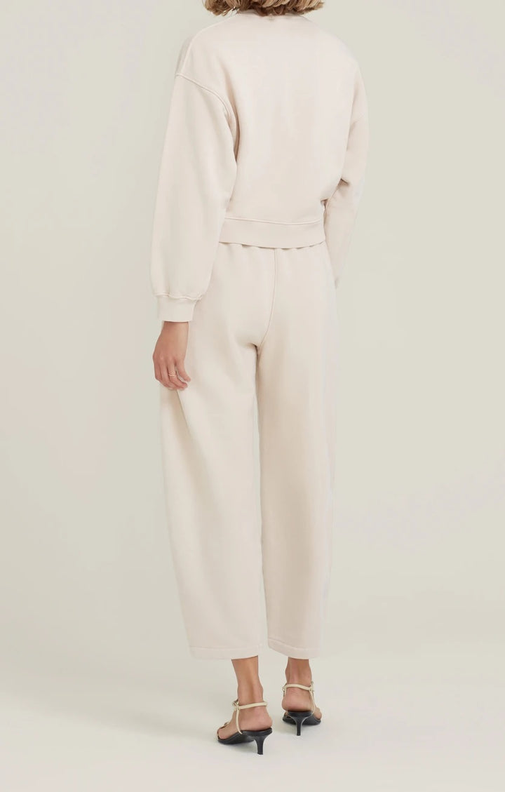 AGOLDE - Chevron Sweatshirt in Cashew Milk