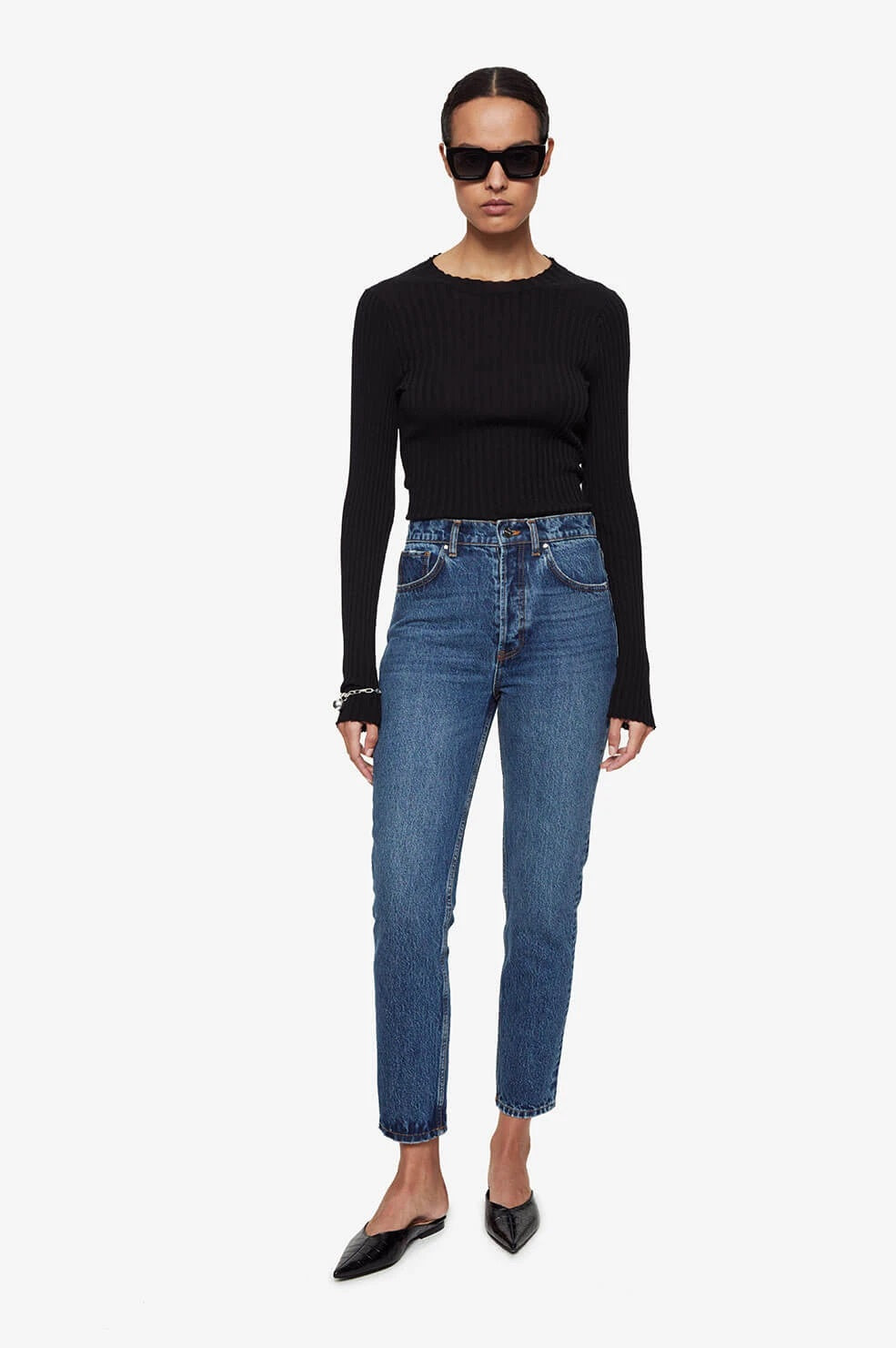 Anine Bing - Cecilia Top in Black
