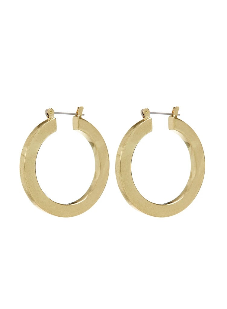 LUV AJ - Celine Hoops in Gold