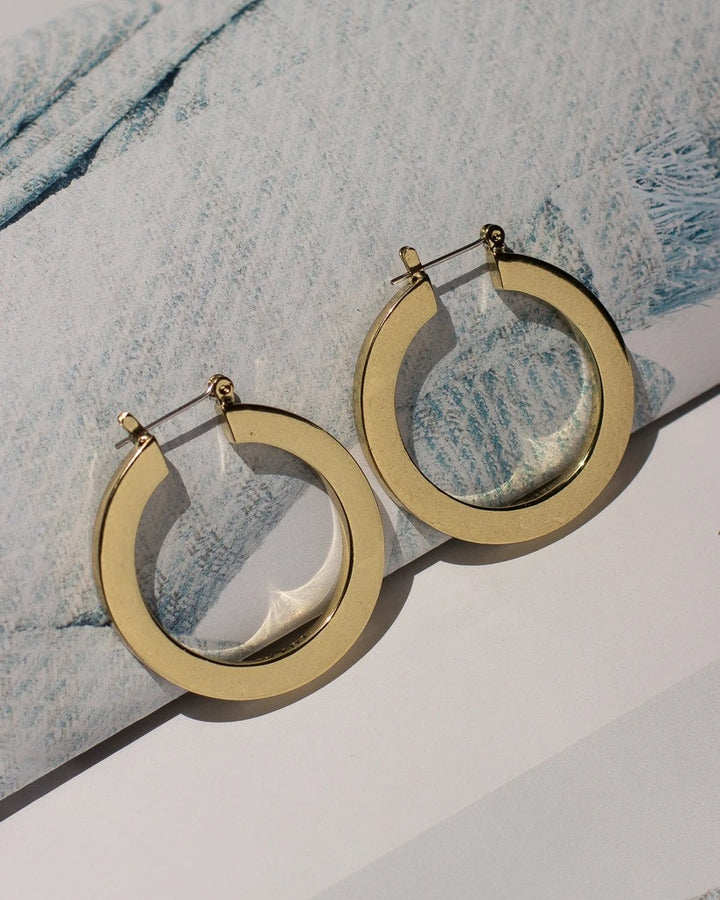 LUV AJ - Celine Hoops in Gold