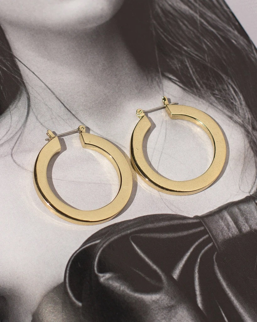 LUV AJ - Celine Hoops in Gold