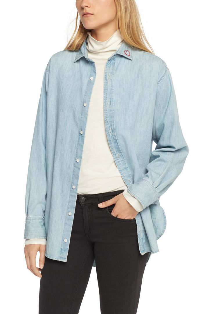 Rag & Bone Boyfriend Shirt Embroidery at Blond Genius - 1