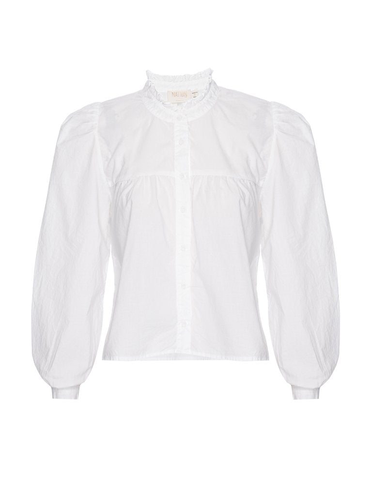 Nation LTD - Chantelle Victorian Crop in Off White