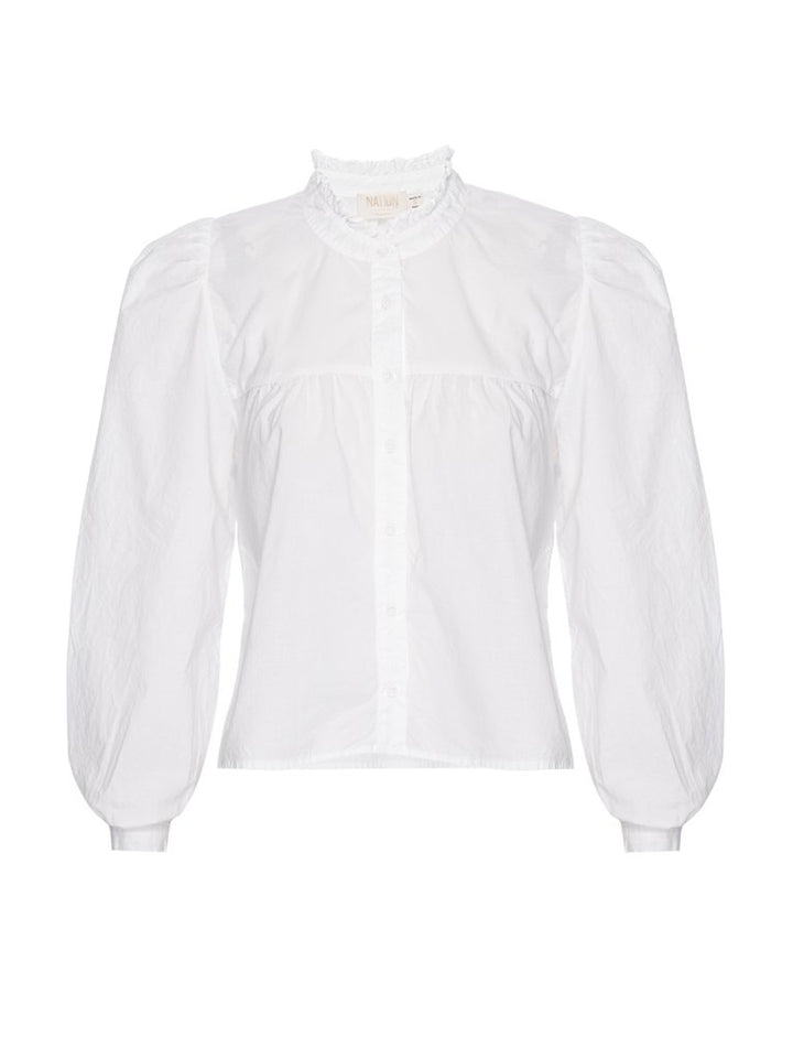 Nation LTD - Chantelle Victorian Crop in Off White