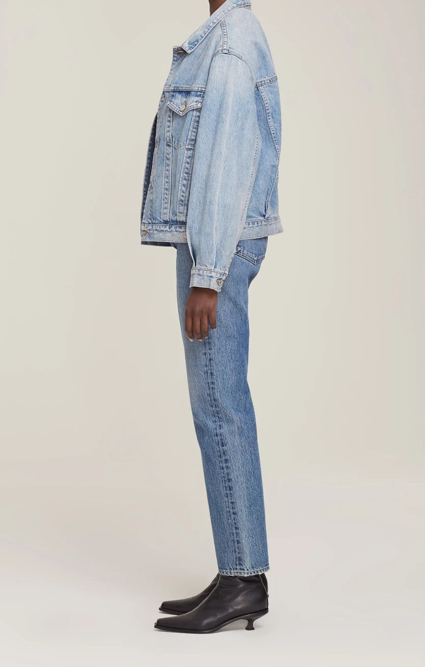 AGoldE - Charlie Oversized Denim Jacket in Billboard