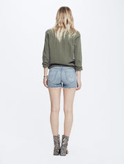 Mother - High Waisted Rascal Fray Short Chatterbox