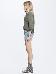 Mother - High Waisted Rascal Fray Short Chatterbox