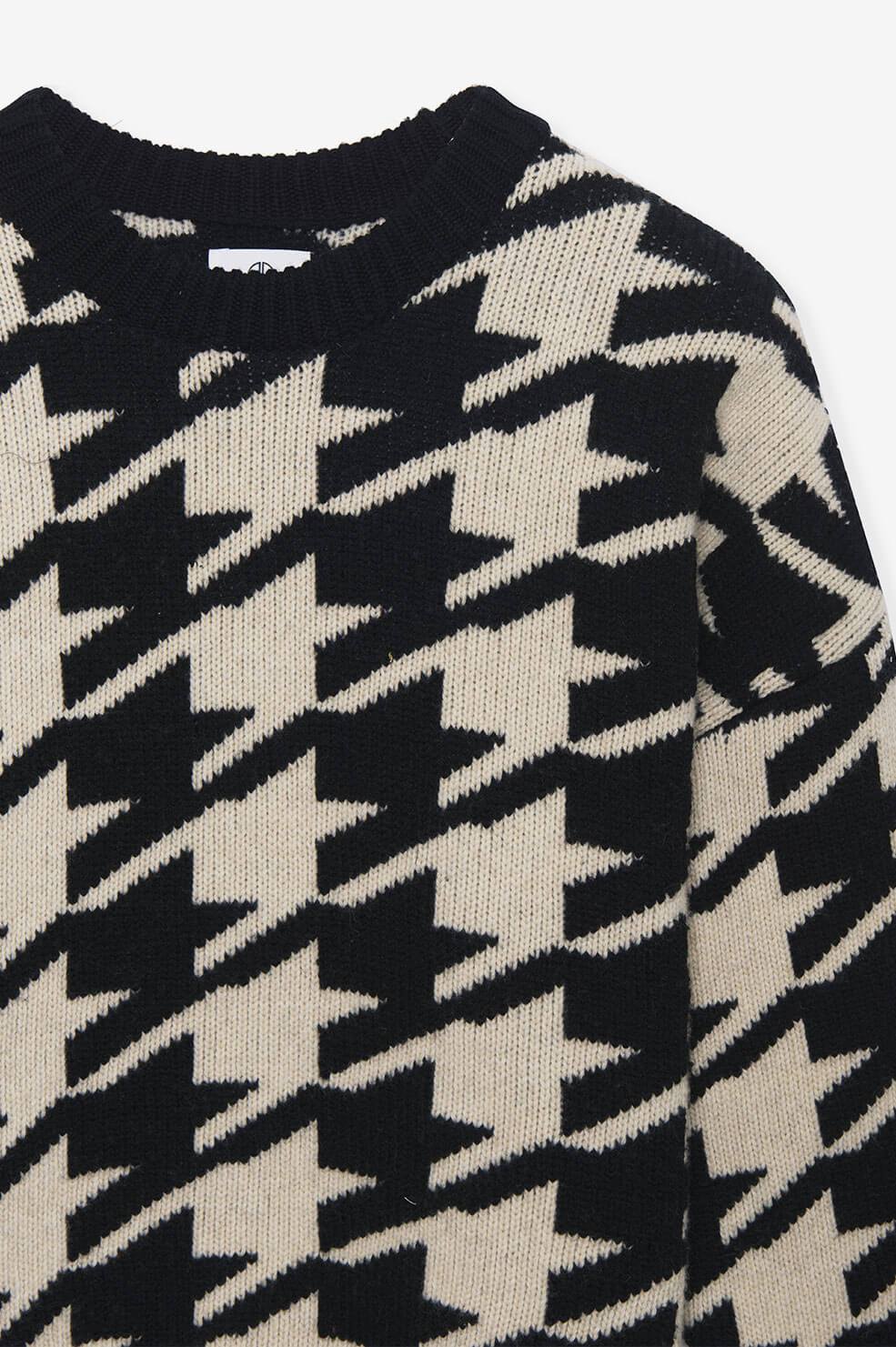 Anine Bing - Cheyenne Sweater in Large Houndstooth
