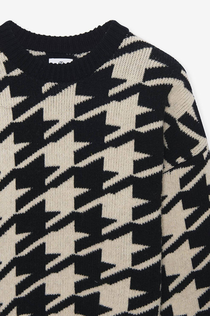 Anine Bing - Cheyenne Sweater in Large Houndstooth