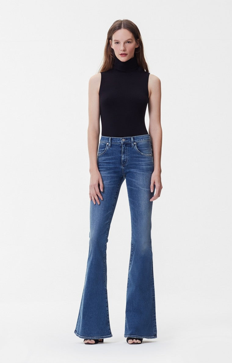 Citizens of humanity chloe mid rise super flare jeans Clearance