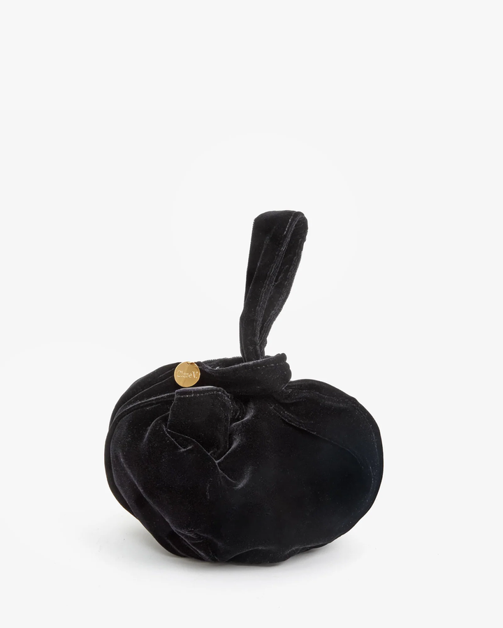 Clare V - Chou Chou in Black Velvet
