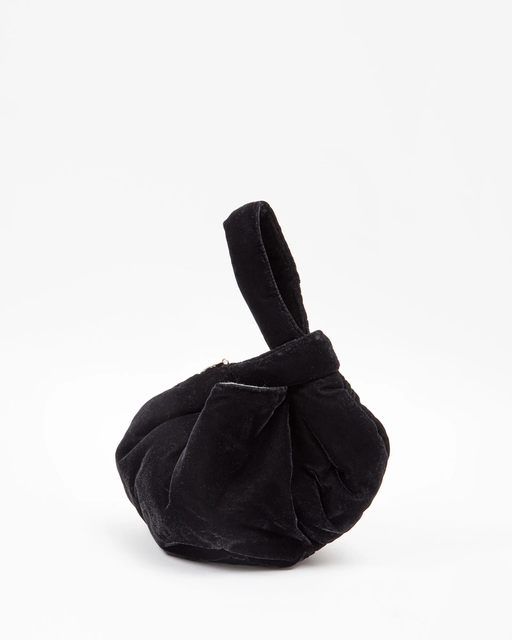 Clare V - Chou Chou in Black Velvet