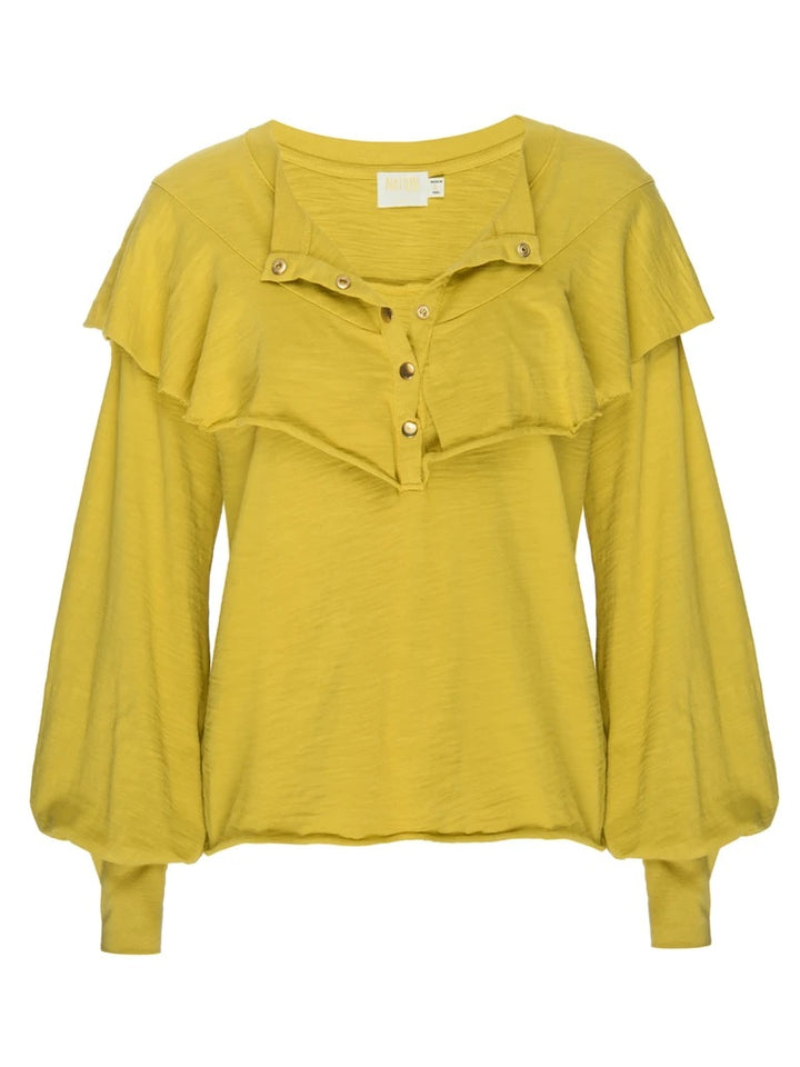 Nation LTD - Christa Sweatshirt Blouse in Honeycomb