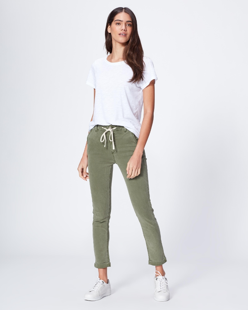 Paige - Christy Pant in Vintage Coastal Green