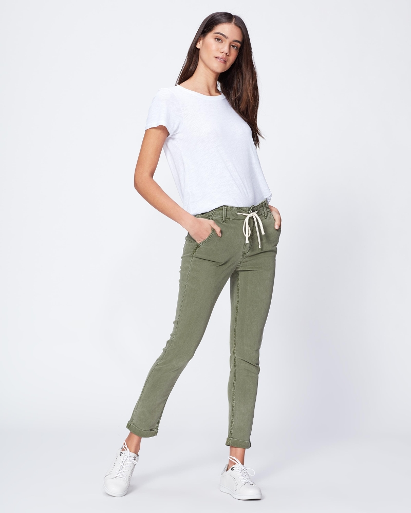 Paige - Christy Pant in Vintage Coastal Green