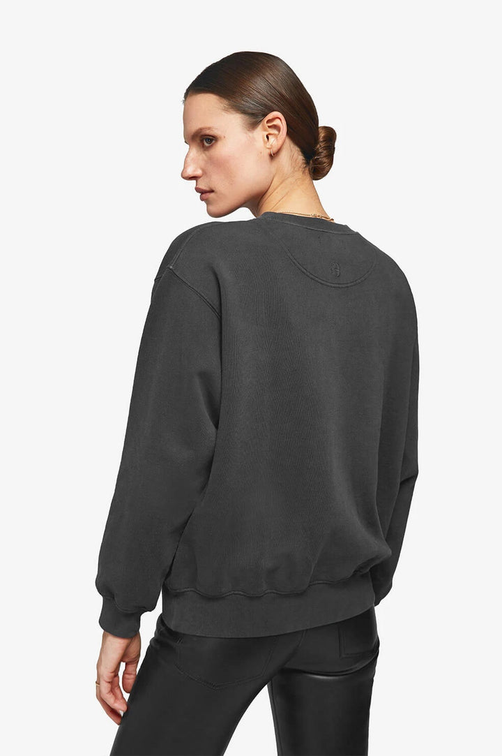 Anine Bing - City Love Sweatshirt in Charcoal