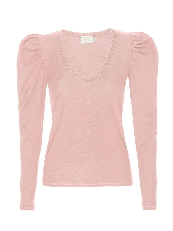 Nation LTD - Clara Bold Shoulder Tee in Cheeky