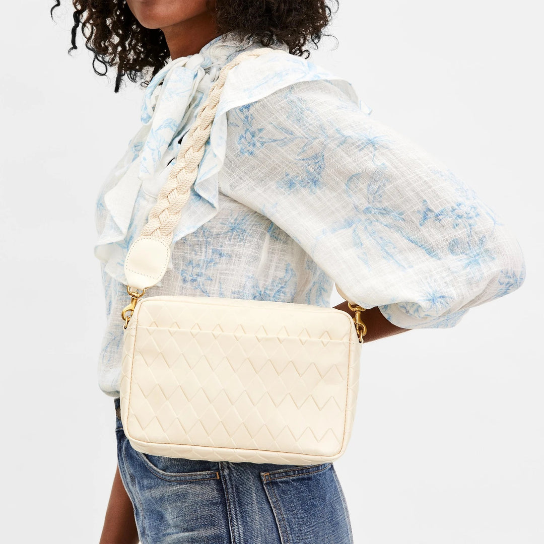 Clare V. - Marisol Bag in Cream Diamond Accessories