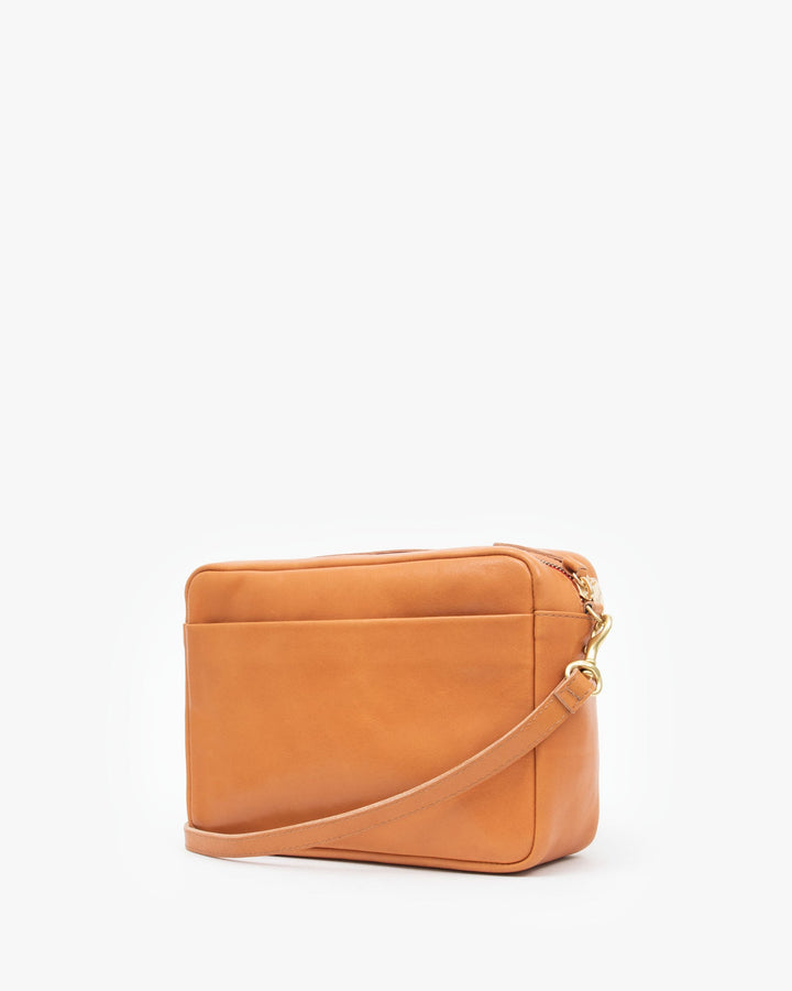 Clare V. - Marisol in Natural Rustic w/ Black Italian Nappa & Cream Goat Desert Stripe Accessories