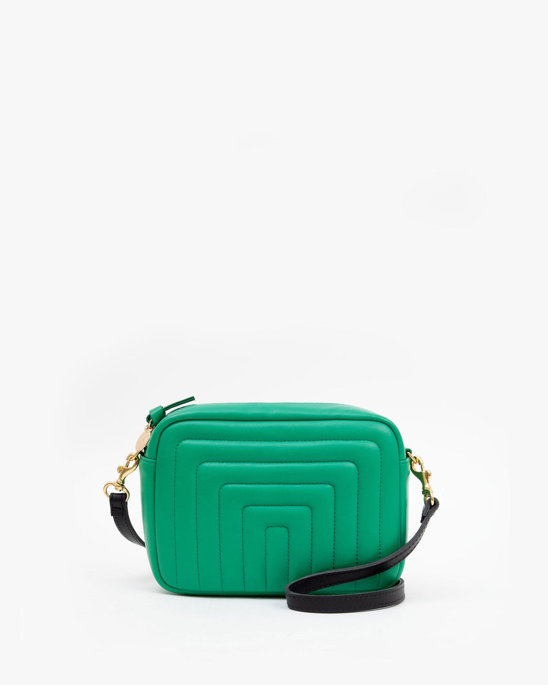 Clare V. - Midi Sac in Emerald Channel Quilted Italian Nappa Accessories