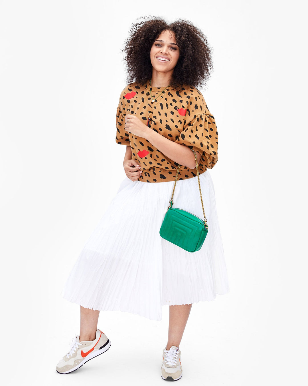 Clare V. - Midi Sac in Emerald Channel Quilted Italian Nappa Accessories