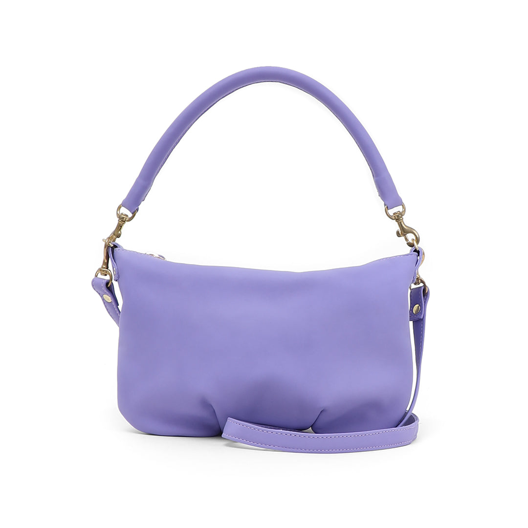Clare V. - Petit Moyen Messenger in Violet Italian Nappa Accessories