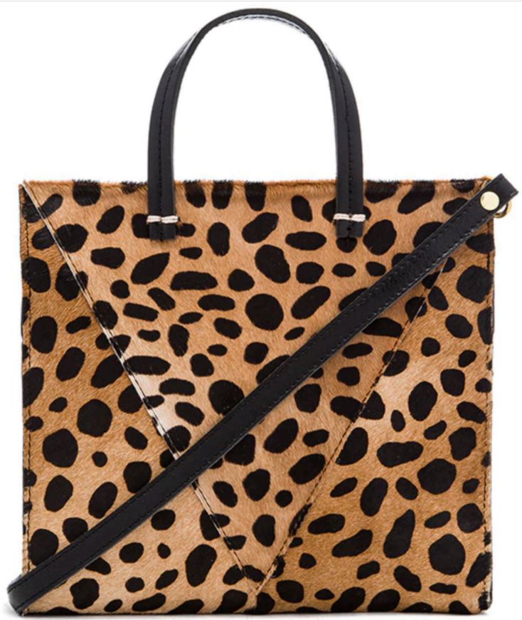 Clare V. - Petit Simple Tote V in Leopard Hair Accessories