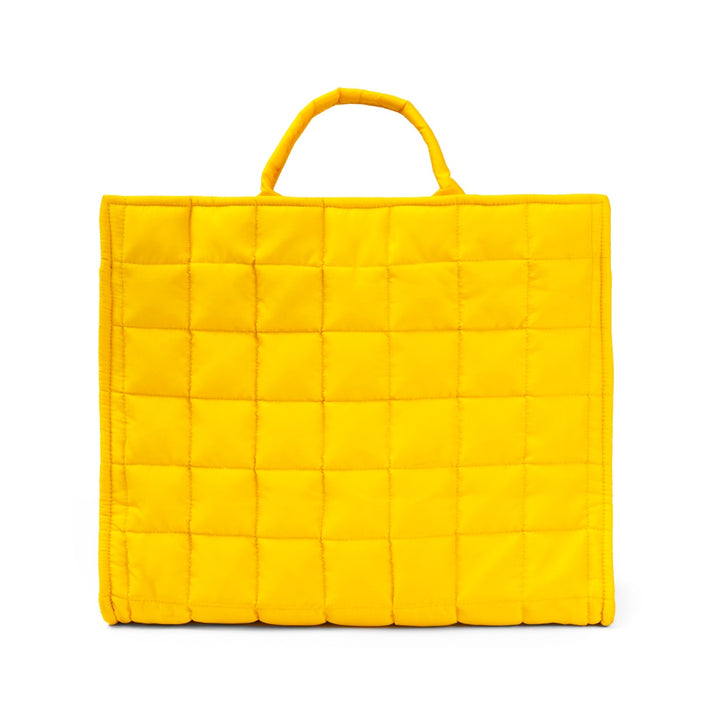 Clare V. - Simple Tote in Yellow Quilted Puffer Accessories