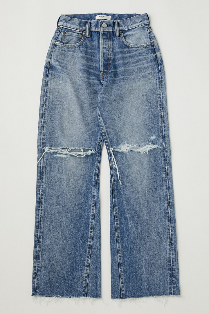 Moussy - MV Clifton Remake Flare in Blue Jeans