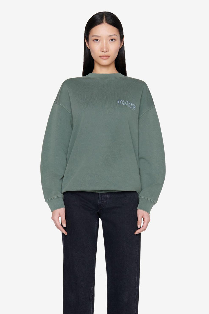 Anine Bing - Cody Sweatshirt Bing Live in Green