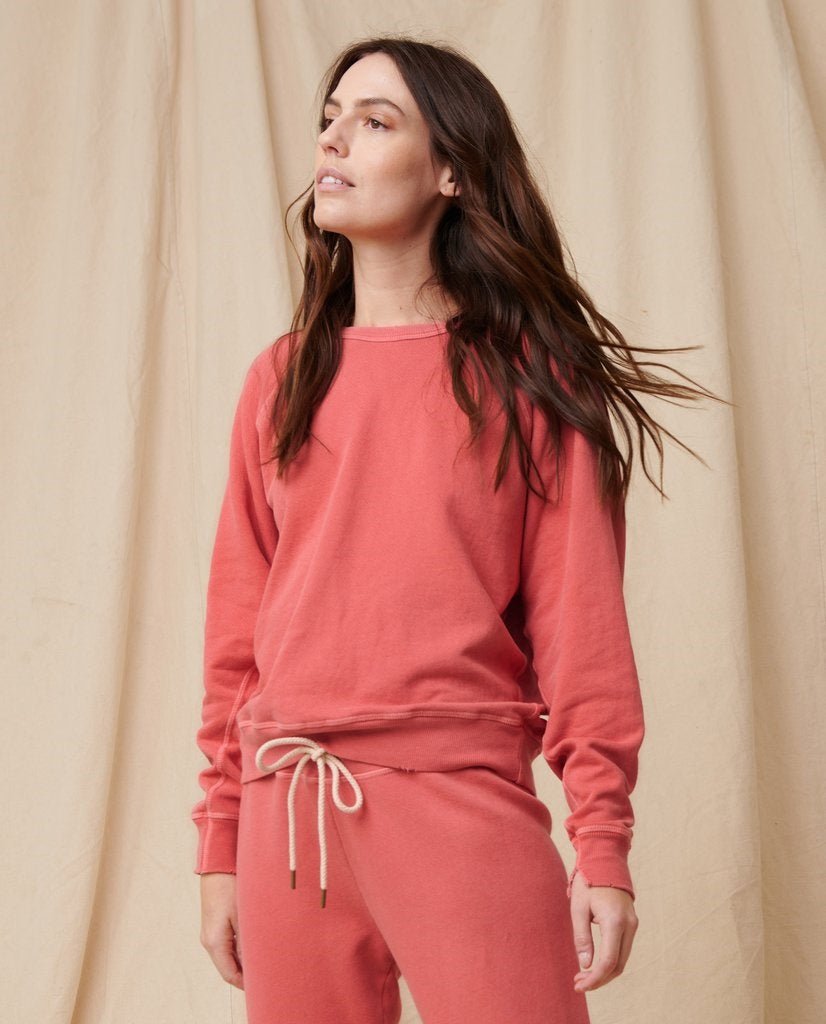 The Great - The College Sweatshirt in Coral
