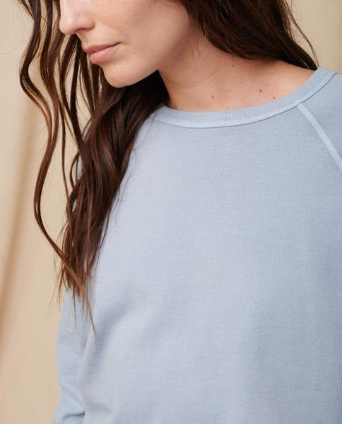 The Great - The College Sweatshirt in Powder Blue
