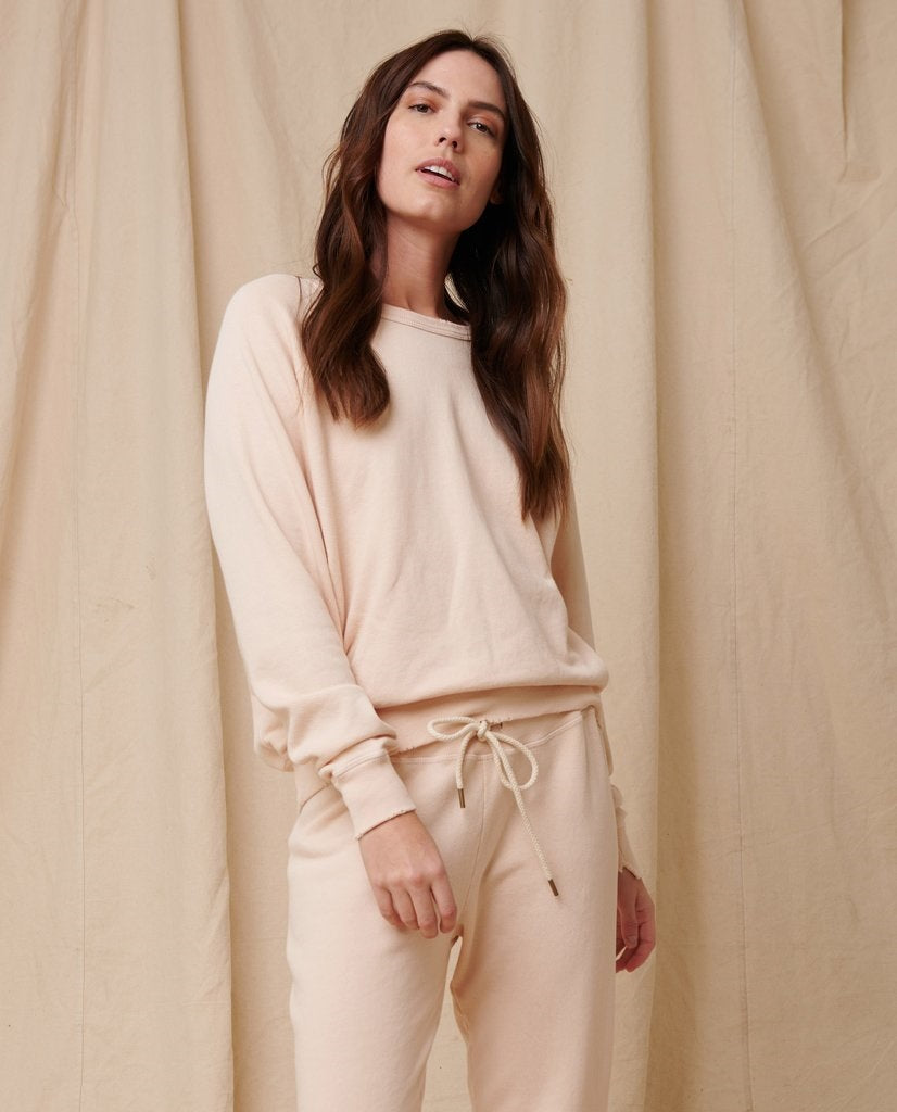 The Great - The College Sweatshirt in Whisper Pink