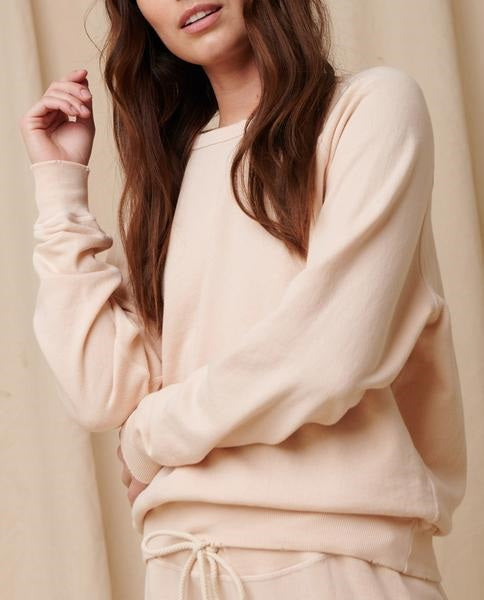 The Great - The College Sweatshirt in Whisper Pink