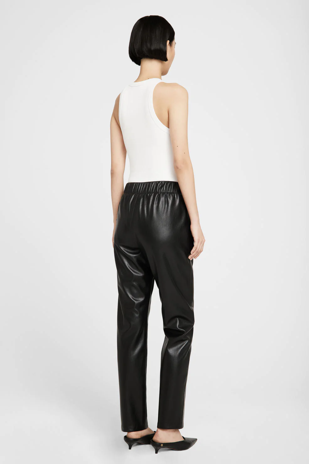 Anine Bing - Colton Track Pant in Black