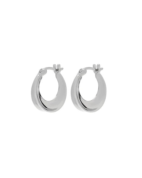 LUV AJ - Como Hoops in Silver Jewelry