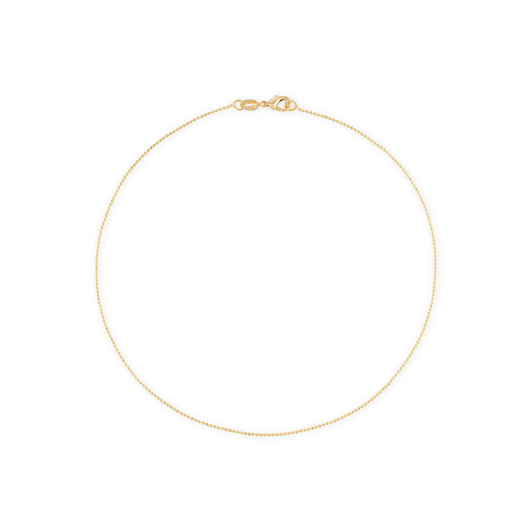 Alexa Leigh - 1.5mm Gold Ball Chain Bracelet in Yellow Gold