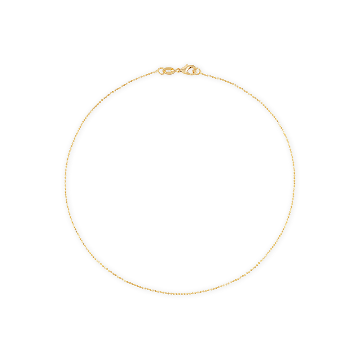 Alexa Leigh - 1.5mm Gold Ball Chain Bracelet in Yellow Gold